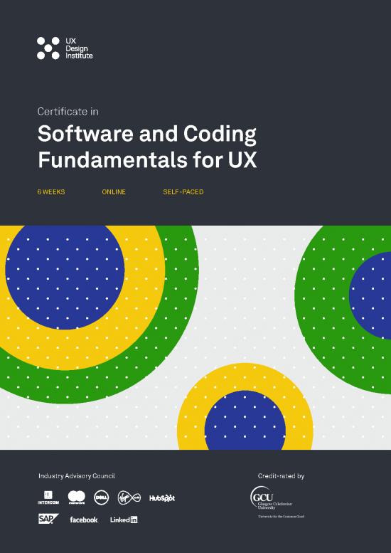 picture Software Coding Pdf 188751 | Sofware Coding 4 Ux Brochure