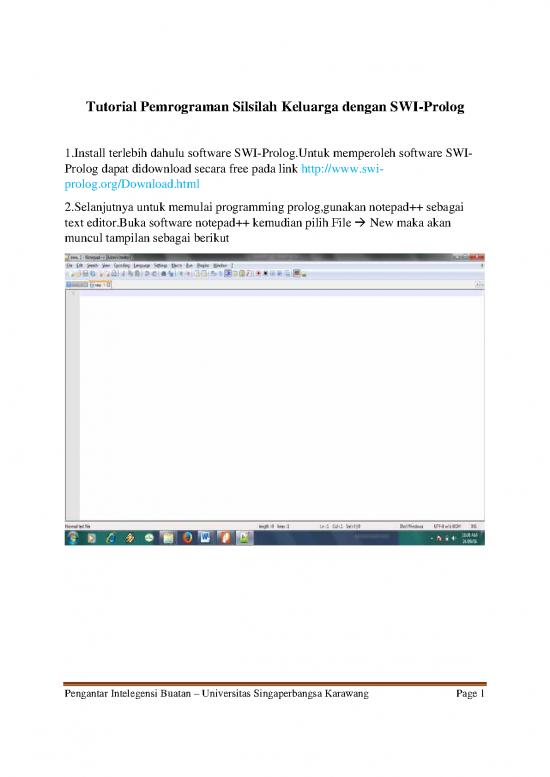 picture1_Prolog Pdf 188685 | Tutorial Pemrograman Silsilah Keluarga Dengan Swi