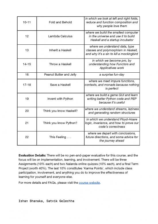 Functional Programming Pdf 189614 Course Handout