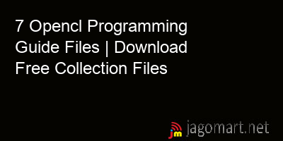 picture 7 Opencl Programming Guide Files | Download Free Collection Files