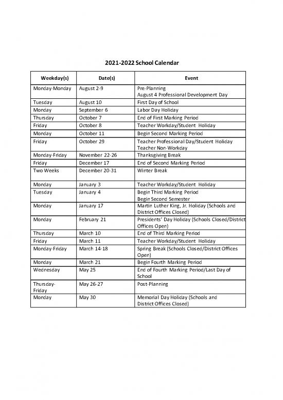 First Day Of 2022 192952 2021 22 Ocps District Calendar