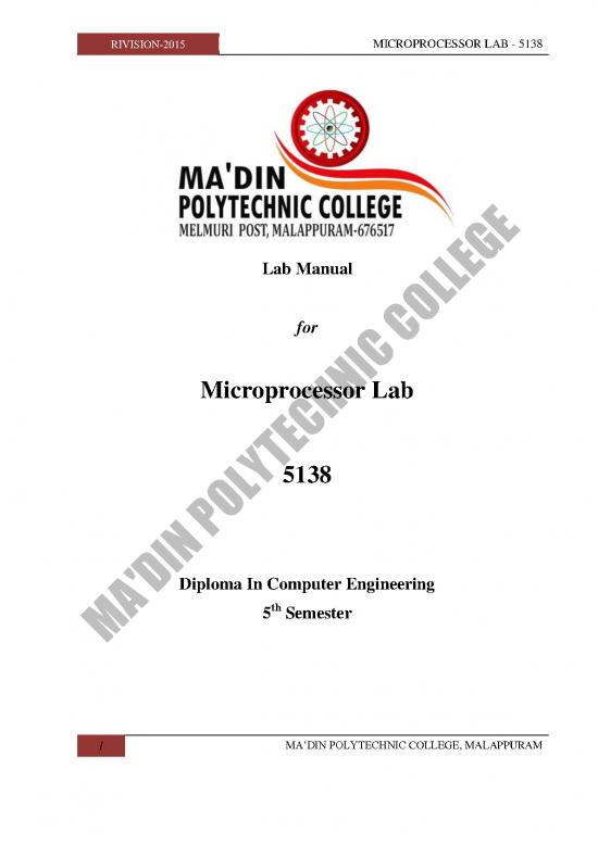 picture_Experiment Pdf 191309 | 5138  Microprocessor Lab
