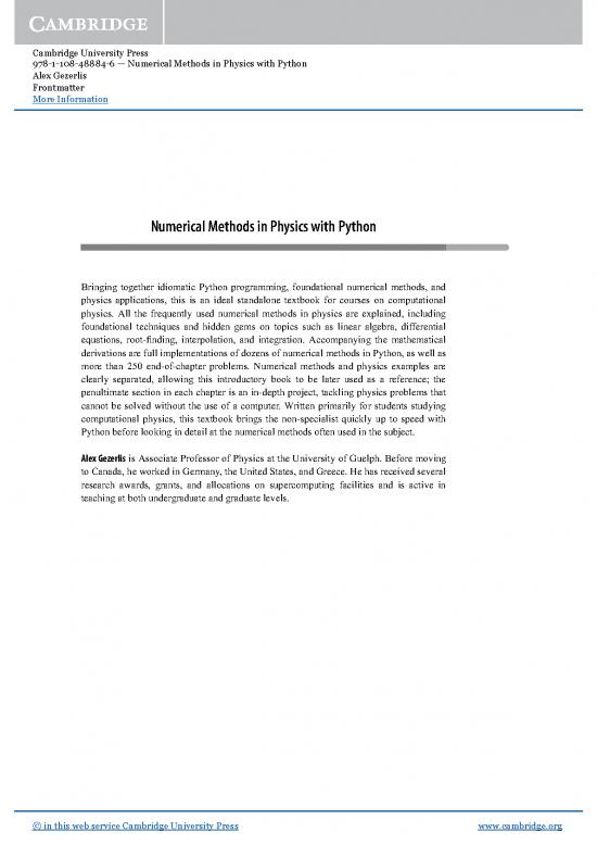 picture Python Reference Book Pdf 192146 | 9781108488846 Frontmatter