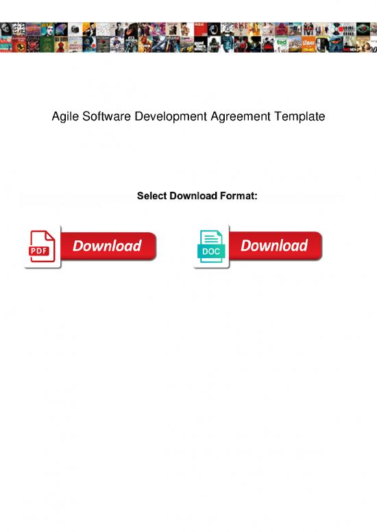 picture Software Development Agreement Pdf 192165 | Agile Software Development Agreement Template