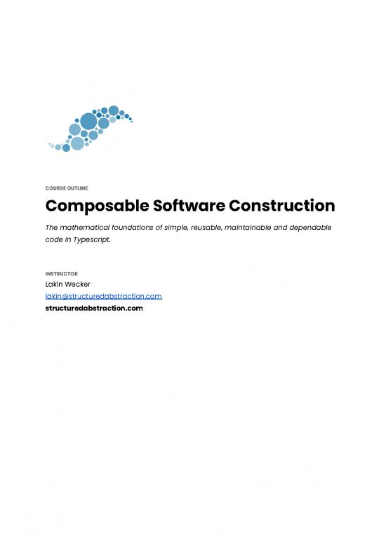 picture1_Software Engineering Course Pdf 191639 | Composable Software Construction V2022
