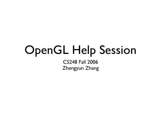 picture_Opengl Programming Guide Pdf 192732 | Cs248 06 Opengl