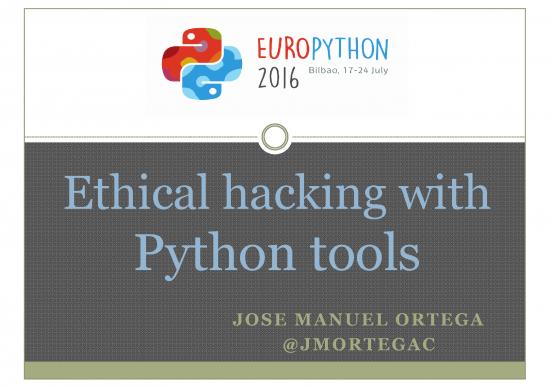 picture Hacking With Python Pdf 192575 | Ethical Hacking With Python Tools