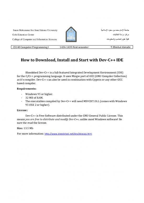 How To Download2c Install And Start With Dev C Ide