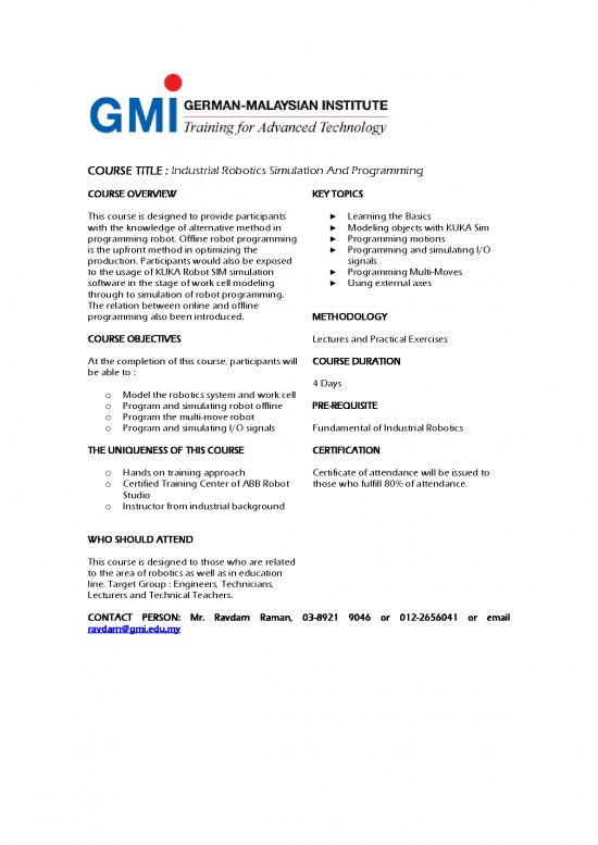 picture1_Production Pdf 191075 | Industrial Robotics Simulation Stc Course Brief Rev 2015