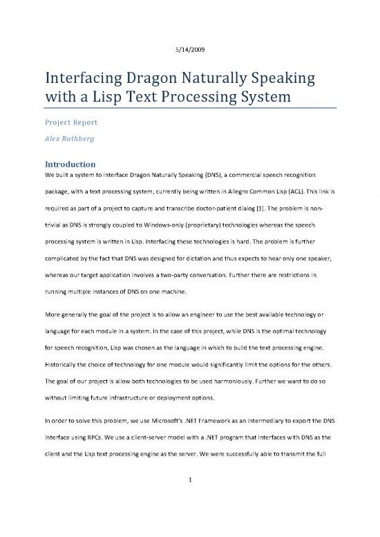 picture_Lisp Pdf 192735 | Interfacing Dragon Naturally Speaking With A Lisp Text Processing System