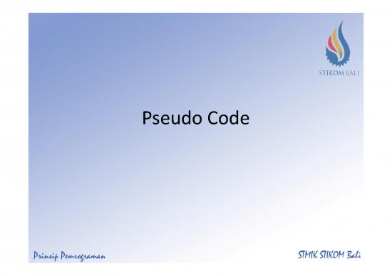 picture Pseudo Code Pdf 192675 | Materi Ke 3 2 Pseudo Code