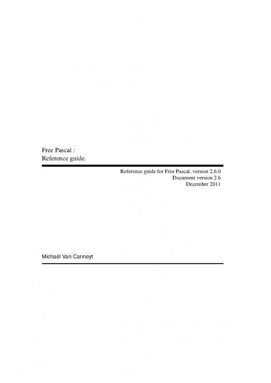 picture1_Free Pascal Pdf 190477 | Pascal Ref