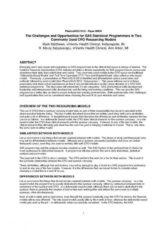 picture1_Career Pdf 191477 | Pharmasug 2013 Ms09