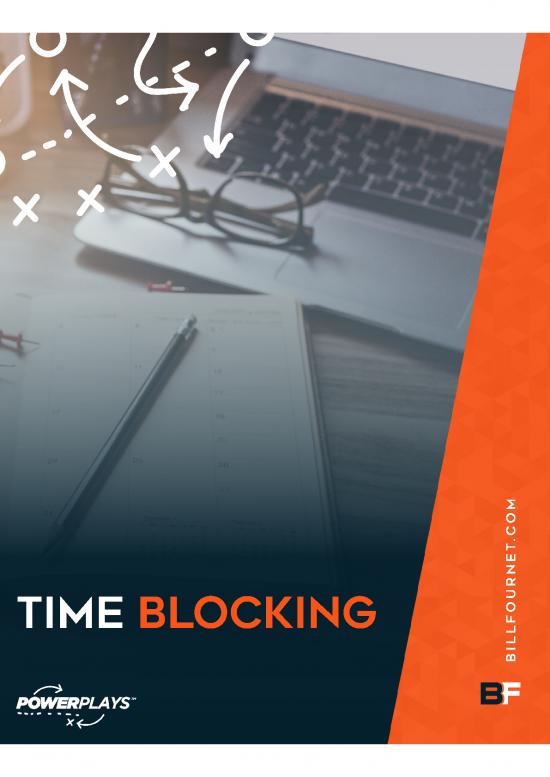 picture Work Schedule Template Pdf 192927 | Powerplay™ 35 Time Blocking