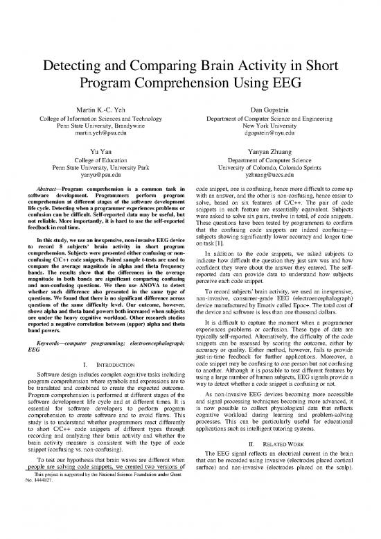 picture Computer Science Thesis Pdf 192144 | Program Comprehension Eeg 2017