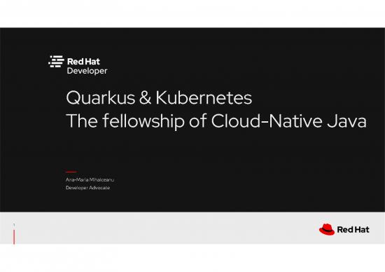 picture Programming Kubernetes Pdf 192001 | Quarkus And Kubernetes  The Fellowship Of Cloud Native Java  Qcon