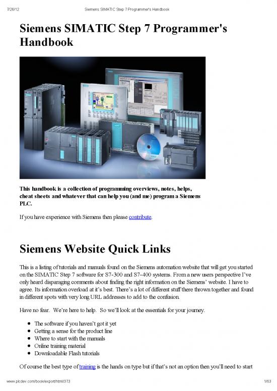 picture1_Siemens Plc Programming Examples Pdf 190609 | Siemens Simatic Step 7 Programmers Handbook