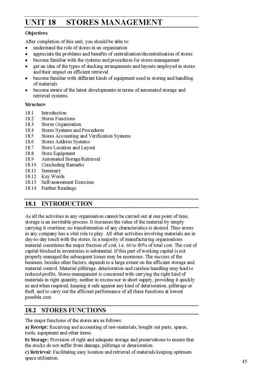 picture_Stores Management Pdf 192762 | Unit 18 Stores Management
