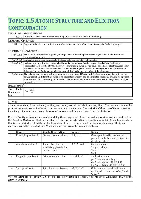 picture Pdf Printable Periodic Table 195133 | 15atomicstructureandelectronconfigurationstudent