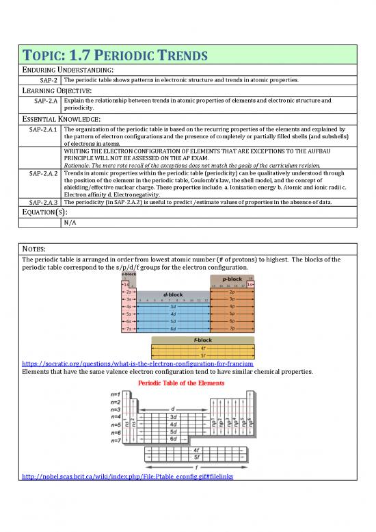 picture Pdf Printable Periodic Table 195134 | 17periodictrendsstudent