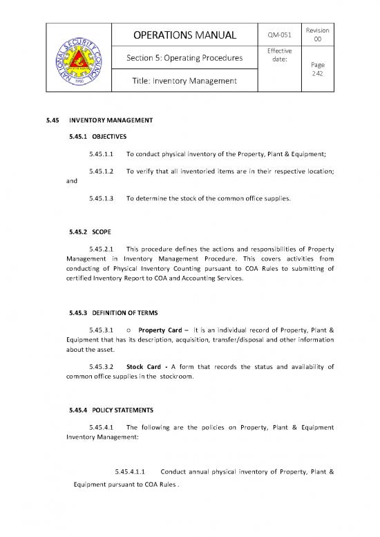 picture1_Printable Inventory Form 194169 | 45  Inventory Management Procedure
