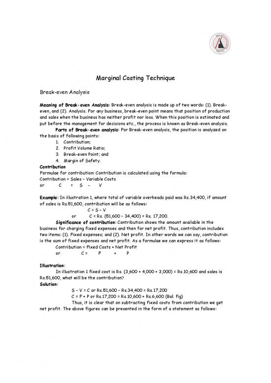 picture_Production Pdf 193027 | Bca Part 1marginal Cost