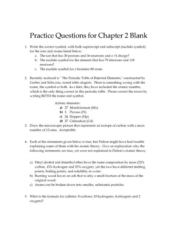 picture Pdf Printable Periodic Table 195033 | Ch 02 Blank