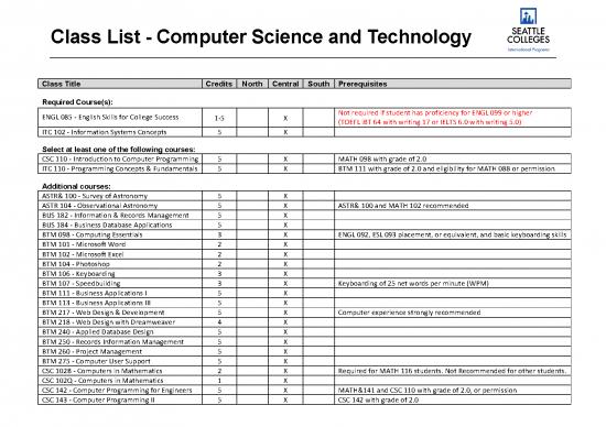 picture1_Csc Course List Pdf 194559 | Computer Science And Technology
