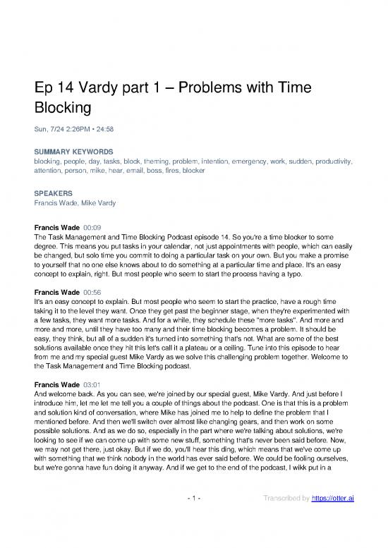 picture1_Time Blocking Template Pdf 193683 | Ep 14 Vardy Part 1 2 Otter Ai