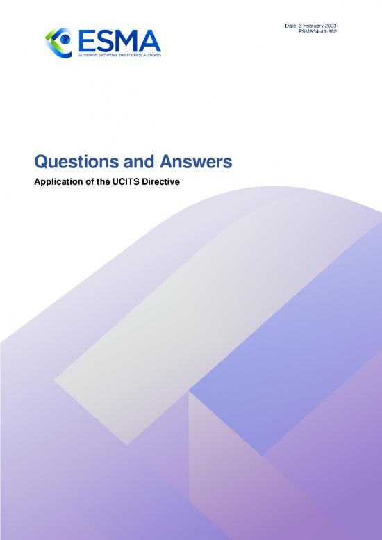 picture_Esma34 43 392 Qa On Application Of The Ucits Directive