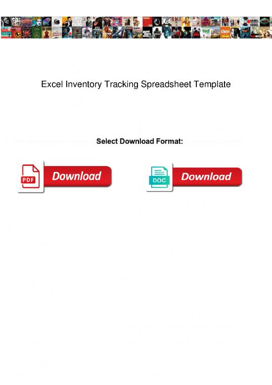 Inventory Pdf 194361 | Excel Inventory Tracking Spreadsheet Template