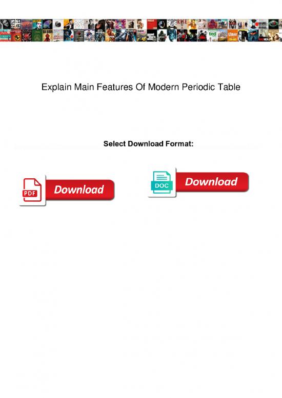 picture1_Pdf Printable Periodic Table 194898 | Explain Main Features Of Modern Periodic Table