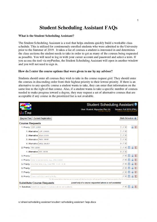 picture Scheduling Pdf 193894 | Faqs Student Sched Assist