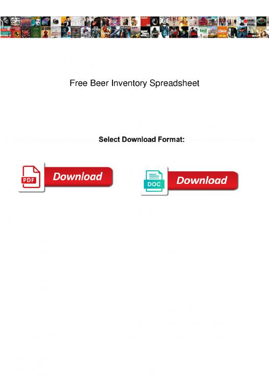 picture1_Inventory Pdf 194401 | Free Beer Inventory Spreadsheet