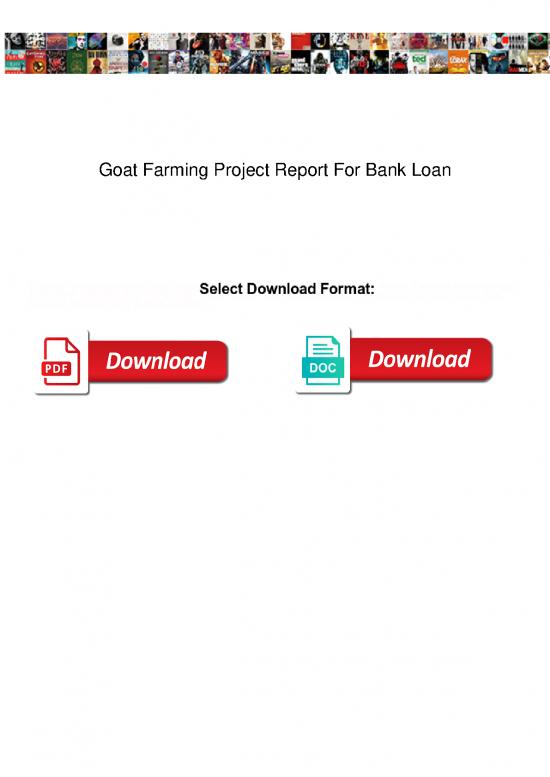 picture1_Sample Project Report For Bank Loan Pdf 193143 | Goat Farming Project Report For Bank Loan
