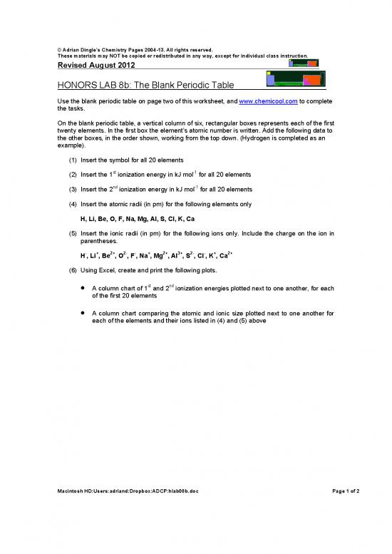picture Pdf Printable Periodic Table 194873 | Hlab08b