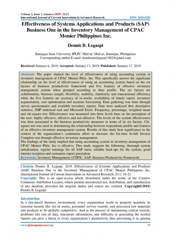 picture Inventory Management Pdf 194505 | Ijciar 03