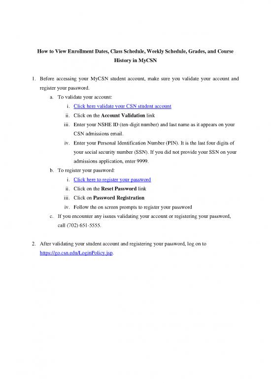 picture_Weekly Schedule Printable Pdf 193779 | Instructions How To View Enrollment Dates Class Schedule Weekly Schedule Grades And Course History