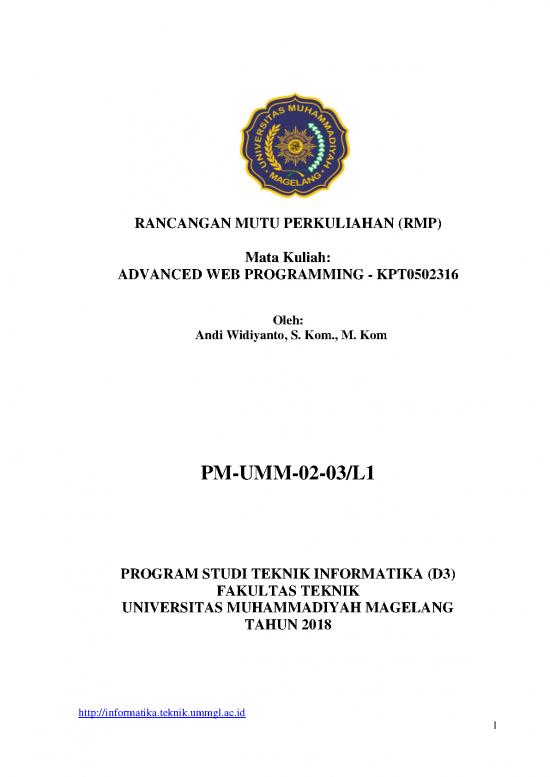 picture1_Advanced Web Programming Pdf 194537 | Kpt0502316 Advanced Web Programming
