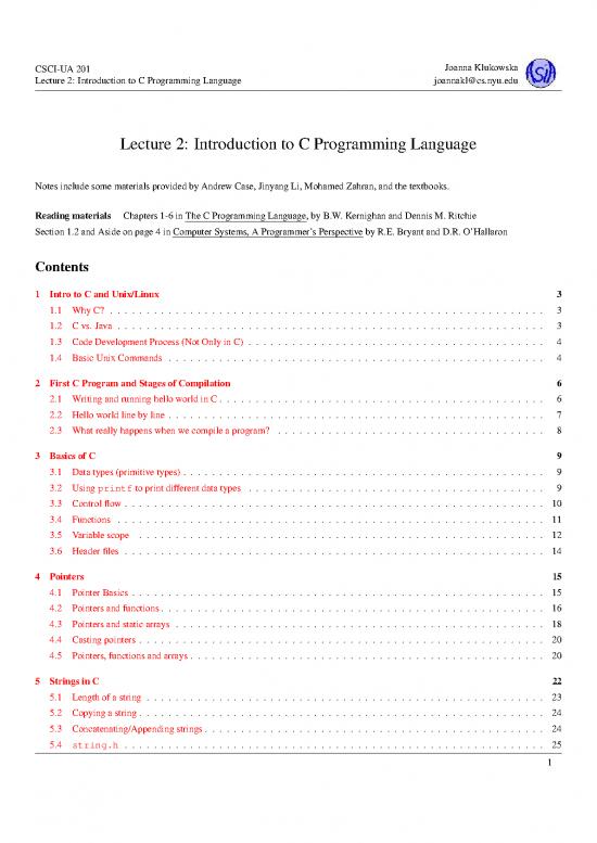 picture_Programming Notes Pdf 194613 | Lecture02 C Basics