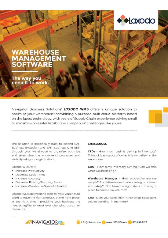 picture Inventory Management Pdf 194828 | Loxodo Wms Solution Overview