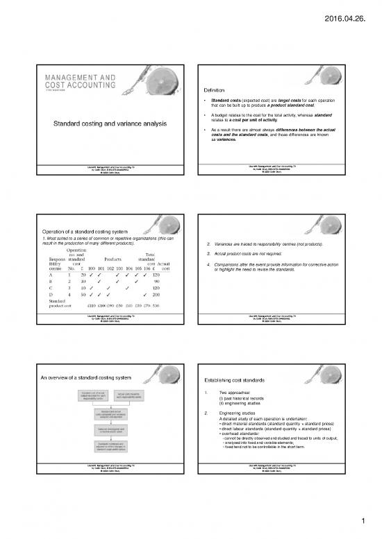 picture_Production Pdf 193138 | Ma   Standard Costing And Variance Analysis