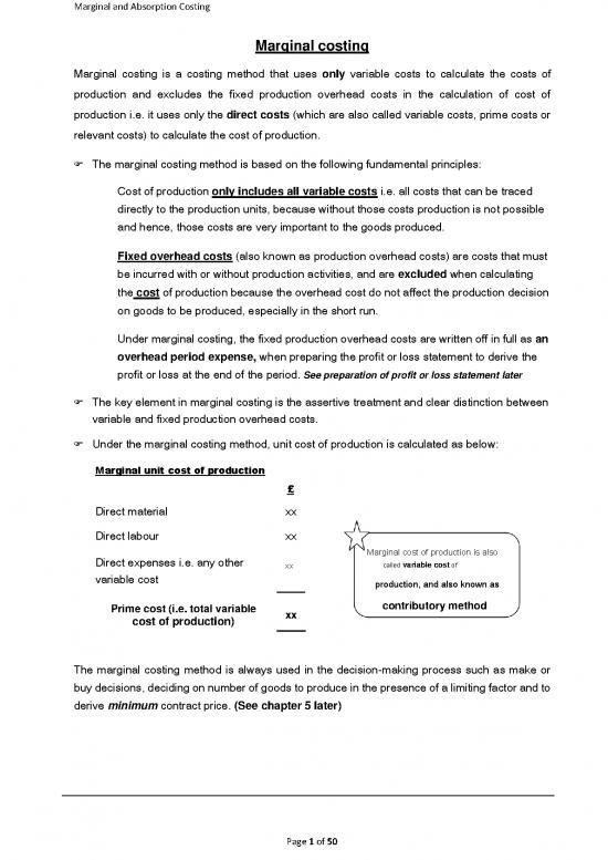 picture_Production Pdf 193338 | Marginal And  Absorption Costing