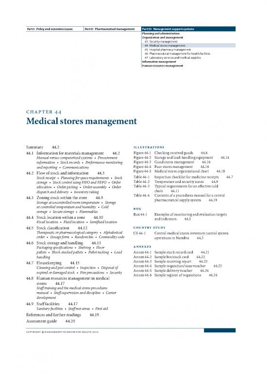 picture Stores Management Pdf 194816 | Mds3 Ch44 Medicalstores Mar2012