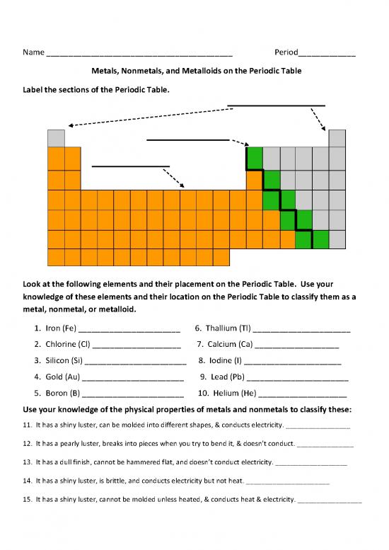 picture Pdf Printable Periodic Table 195502 | Metals Nonmetals Metalloids In Periodic Table