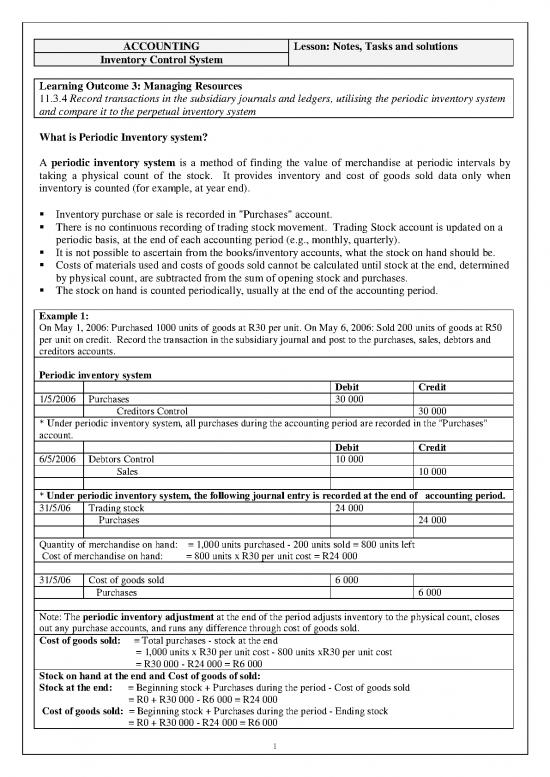 picture Inventory Pdf 194363 | Periodic Inventory Introduction