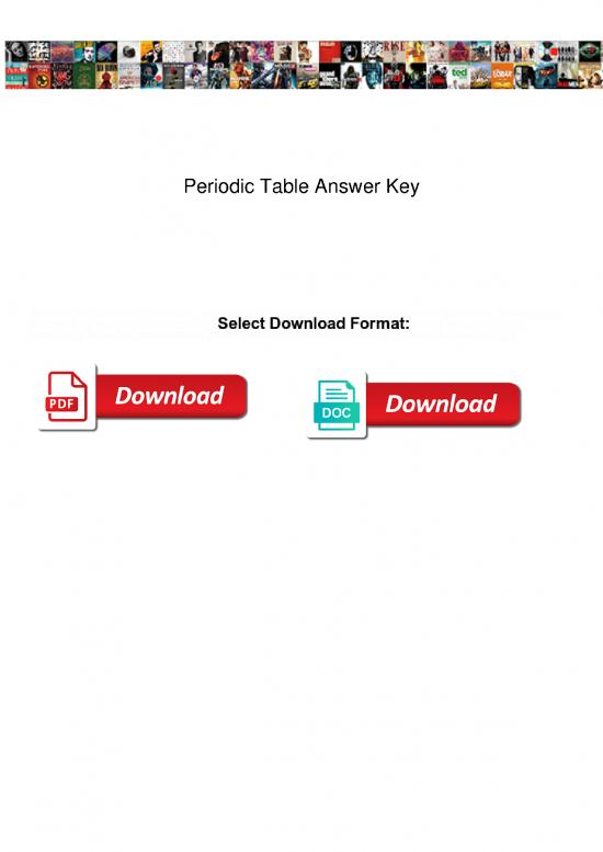picture Pdf Printable Periodic Table 195336 | Periodic Table Answer Key