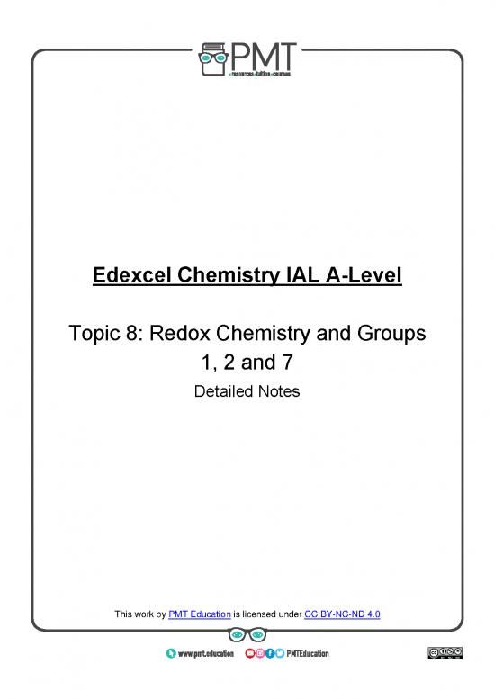 picture1_Hydrogen Pdf 195110 | Redox Chemistry And Groups 1, 2 And 7