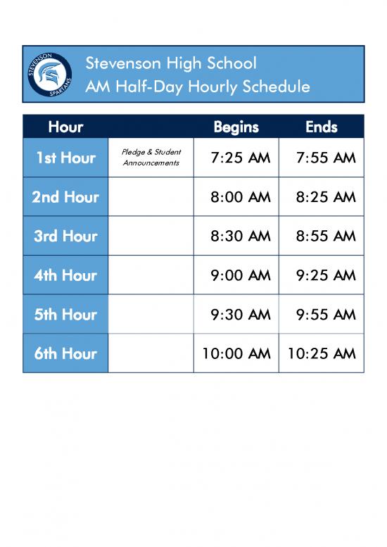picture1_Hourly Schedule Template Pdf 193845 | Shs Time Schedule 2021 2022 Half Day Am Plc