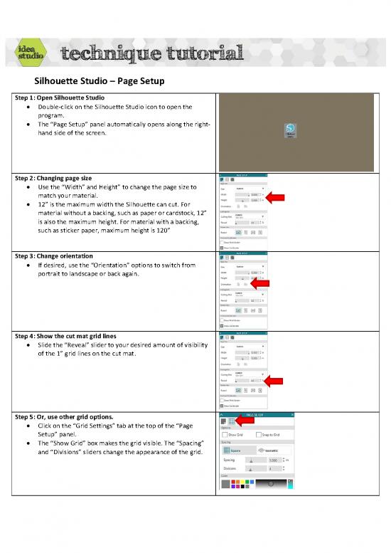 picture Changing Orientation Of Pdf 194101 | Silhouette Page Setup Tab